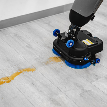 Electric Floor Scrubber Cleaner with 18” Power Mop Brushes Cordless 36V Battery Powered