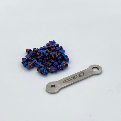 Titanium Elite Foot Peg Screws (Collective)