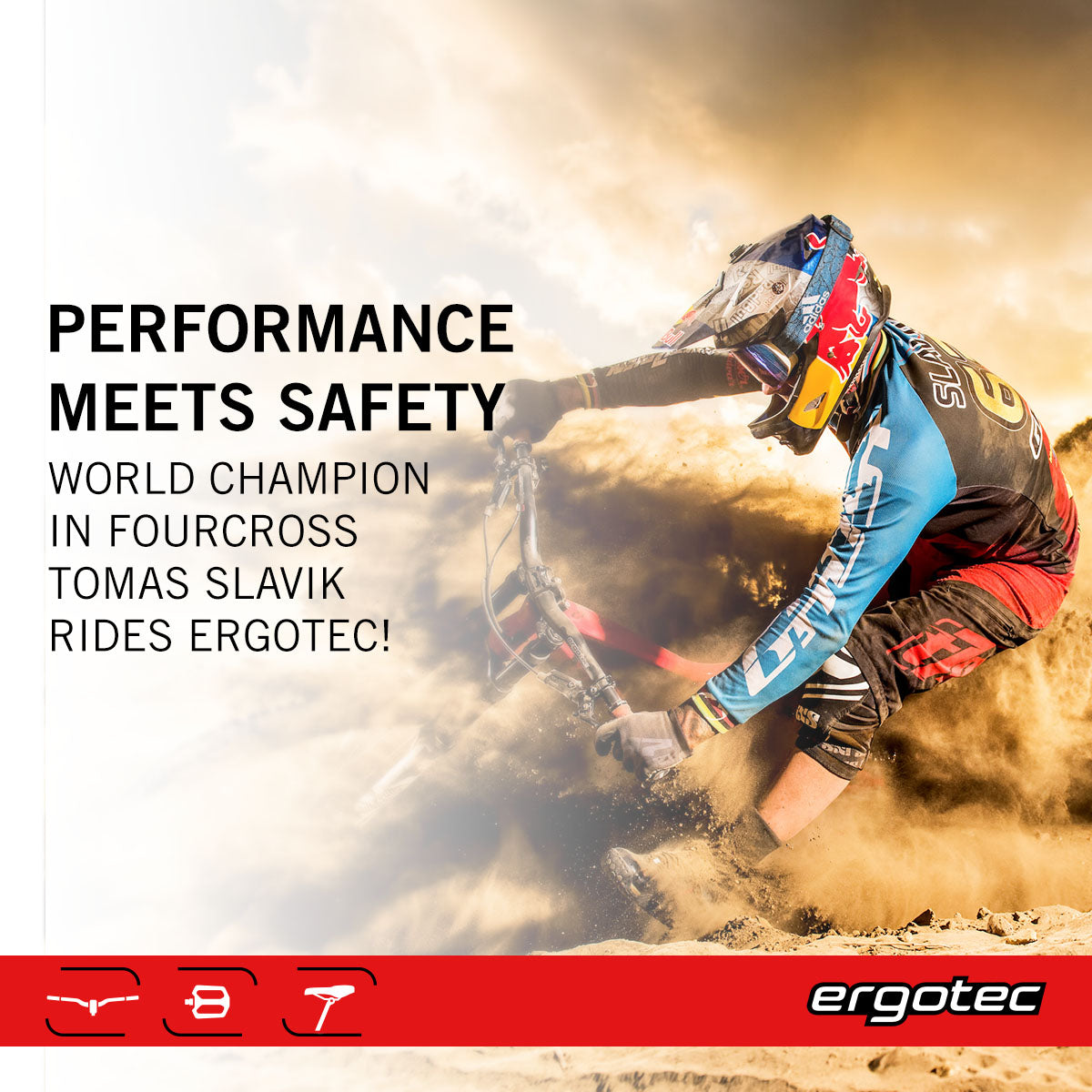 Ergotec - Saddle Comfort L (265 x 206 / 430g | Black / Brown)