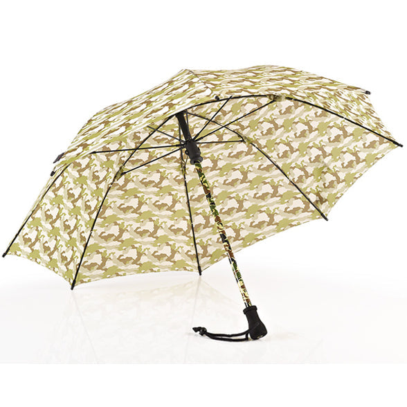 Birdiepal Outdoor Trekking Umbrella – Ultra-Durable Fiberglass Frame, Stormproof & UV 50+ Protection, Integrated Compass, Hands-Free Carrying Case
