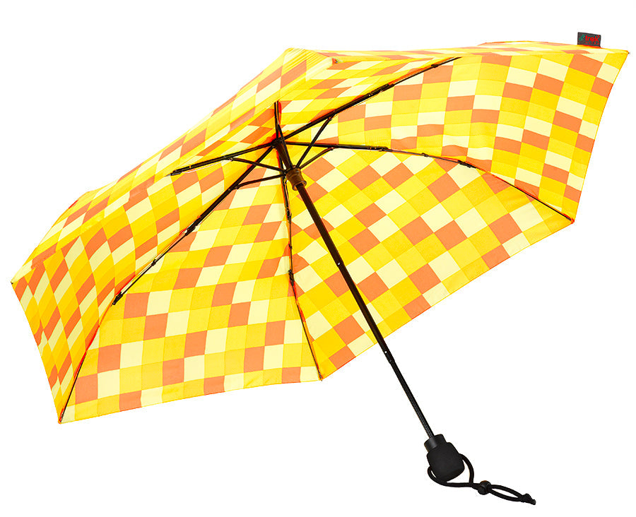 Light Trek ULTRA Hiking Umbrella – Ultralight 6.7oz, Carbon Frame, Compact, Windproof to Force 11, UV Protection, Quick-Dry Rain & Sun Canopy