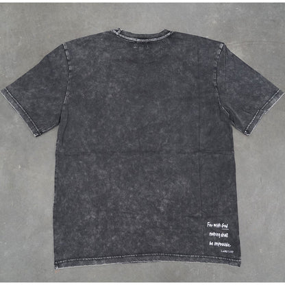 Vintage Acid Wash 250GSM Nissan Skyline GT-R Heavy Cotton Pre Shrunk T Shirt