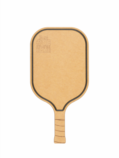 Pickleball Charcuterie Cutting Board -"Just One More Game"