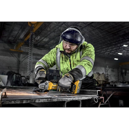 DEWALT DCG410VSB 20V MAX* XR® Brushless Cordless 4-1/2 in. - 5 in. Variable Speed Paddle Switch Grinder (Tool Only)