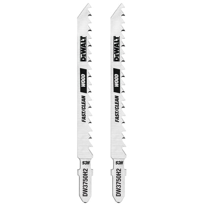 DeWalt DW3755H 4-Inch 8 Tpi Aluminum/Fiberglass Cut Hcs T-Shank Jig Saw Blade (5-Pack)