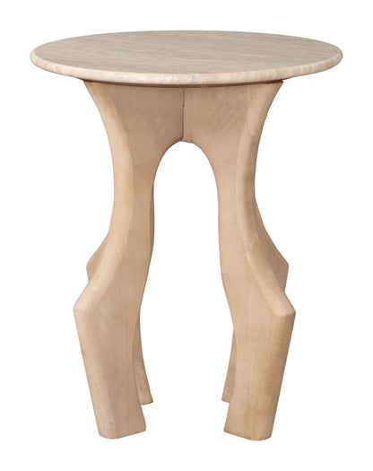 Eda Marble Top Round Side Table