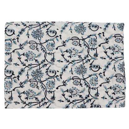 100% Organic Cotton - Eleanor Royal Blue Tablecloth