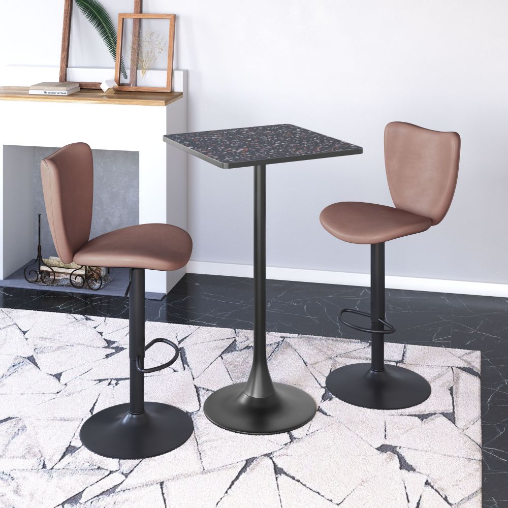 Elevate Faux Leather Barstool 2PC