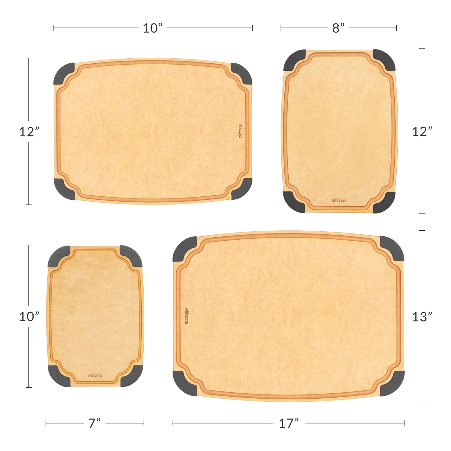 Essential Series Cutting Board,  X-Large -17" x 13"
