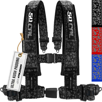Elite Series 2" & 3" 4 point Harness with push button release