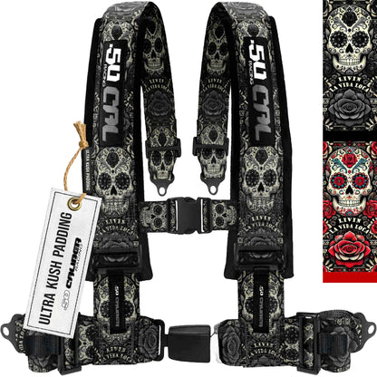 Elite Series 2" & 3" 4 point Harness with push button release