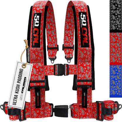 Elite Series 2" & 3" 4 point Harness with push button release