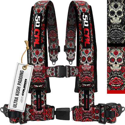 Elite Series 2" & 3" 4 point Harness with push button release