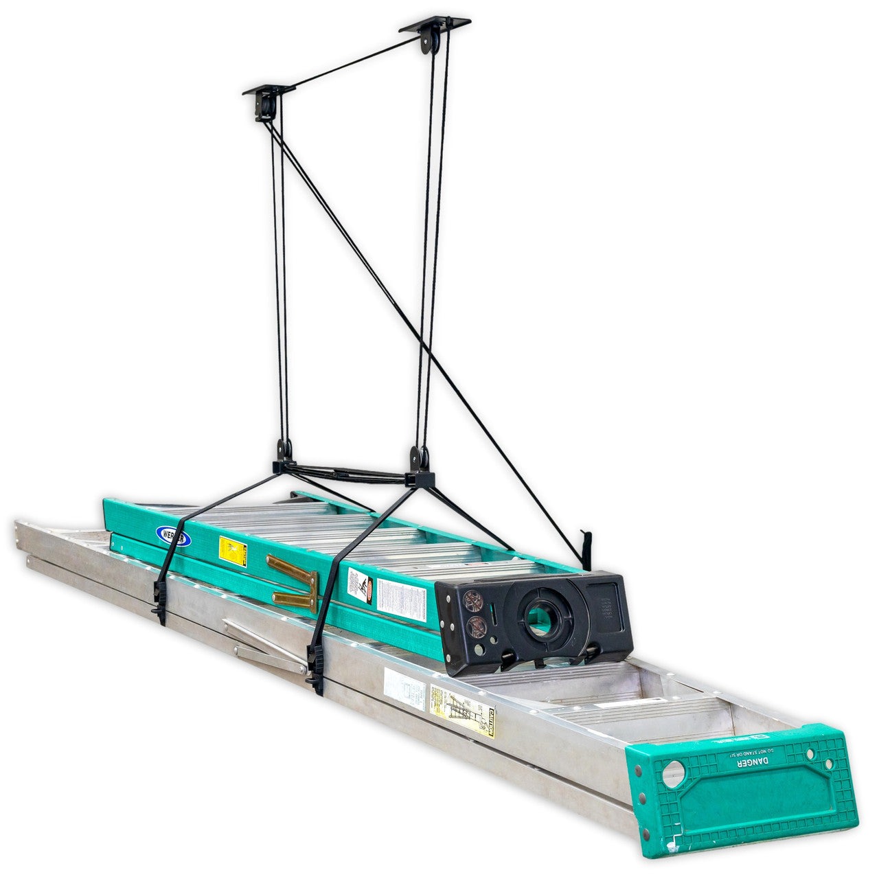 Ladder Hoist | Holds up to 150 lbs | Up to 14' Lift