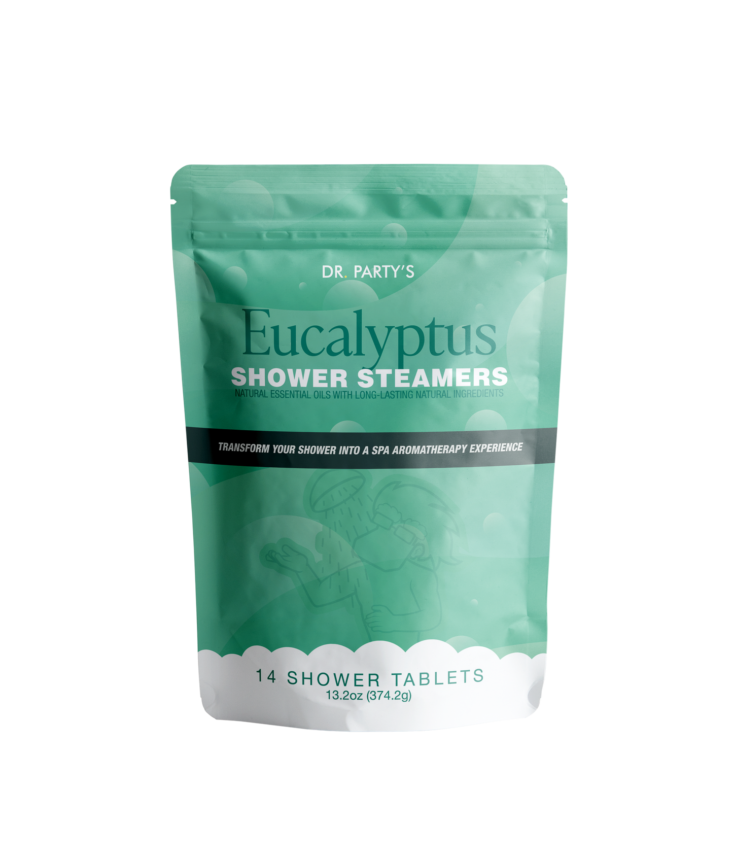 Eucalyptus Scented Shower Steamers - Aromatherapy Shower Tablets, Dermatologist Approved, Pack of 14