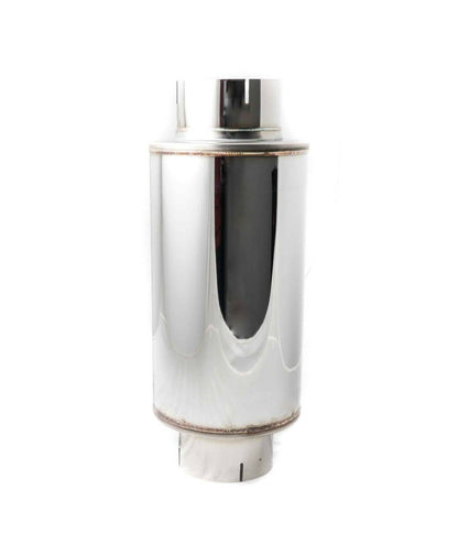 5" Polished 304 Stainless Steel Muffler For Cummins Duramax Powerstroke Diesel