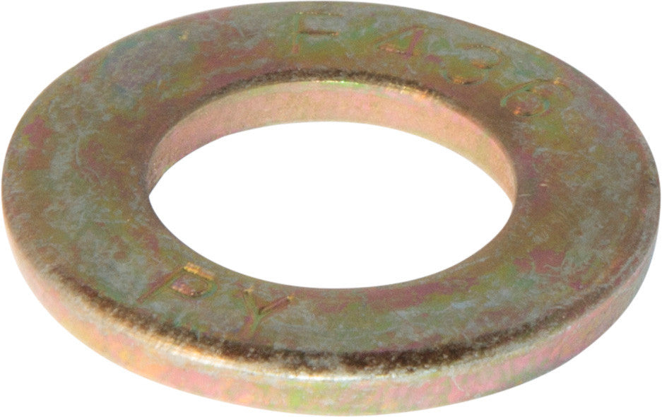 1 F436 Flat Washer Yellow Zinc Plated