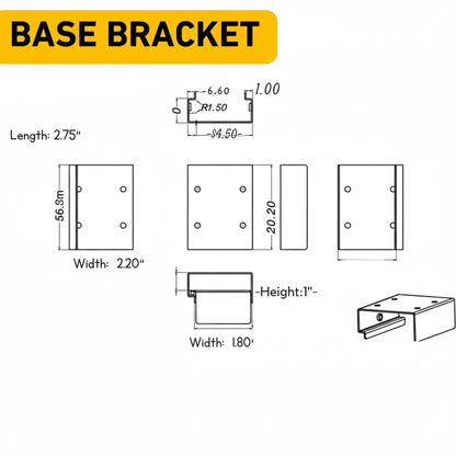 Universal Mounting Bracket BICMBSL001-002