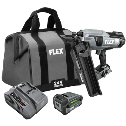 FLEX FX4351A-1C 21 Degree Framing Nailer Kit