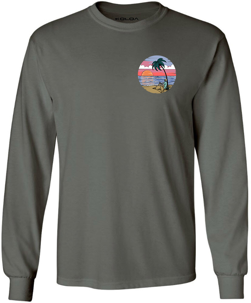 Koloa Skeleton Palm Long Sleeve T-Shirt