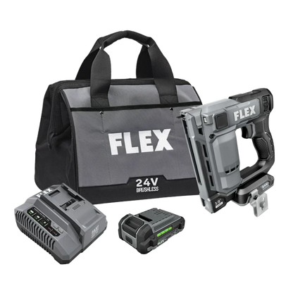 FLEX FX4521-1A 3/8" Stapler Kit (1x2.5Ah Battery+160W Charger)