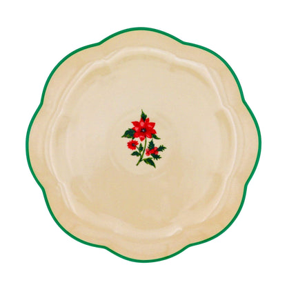 Fabled Flora Scalloped Starter Plate - Case of 12 Plates (+3 Bonus Plates)