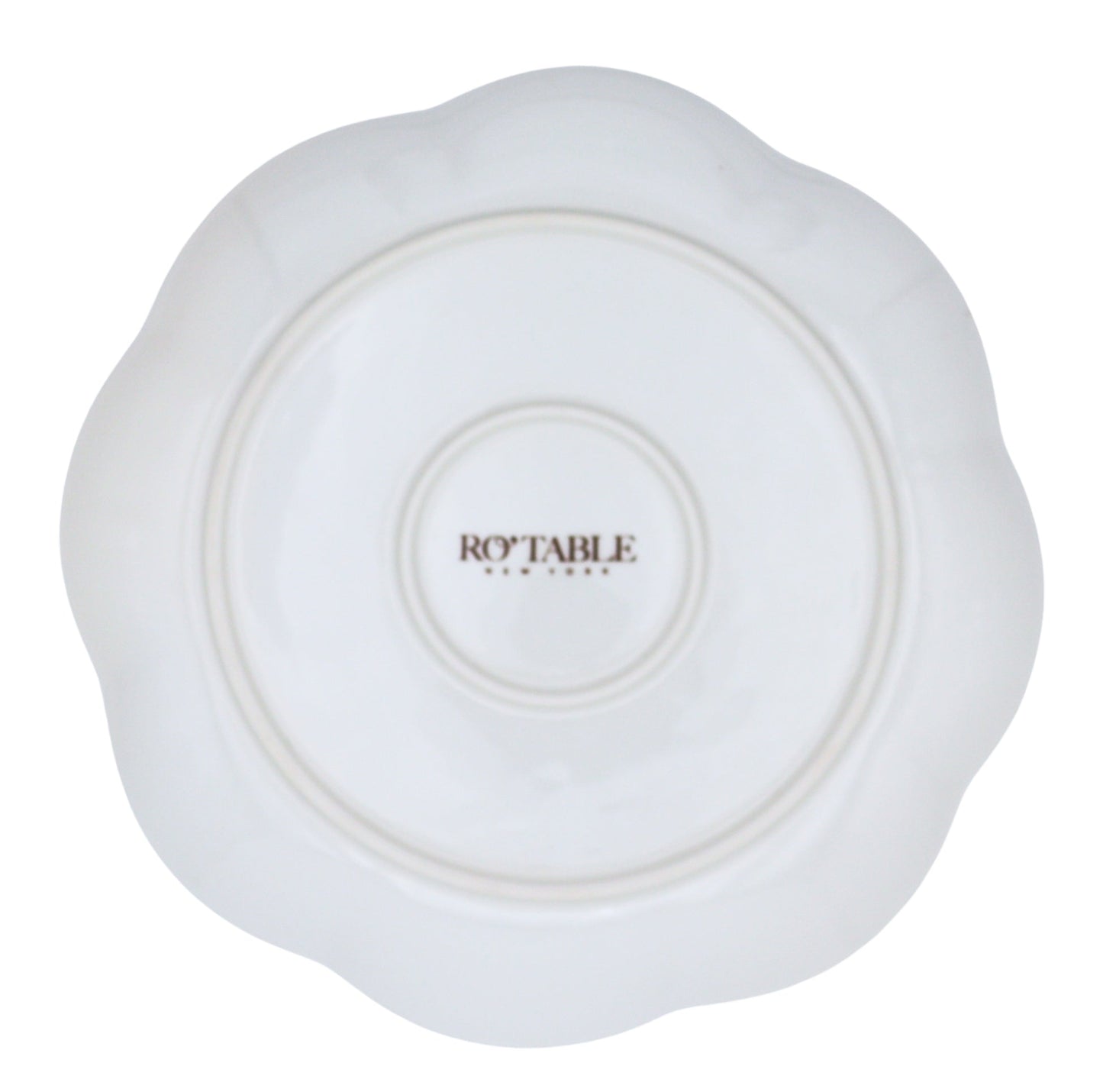 Fabled Flora Scalloped Starter Plate - Case of 12 Plates (+3 Bonus Plates)