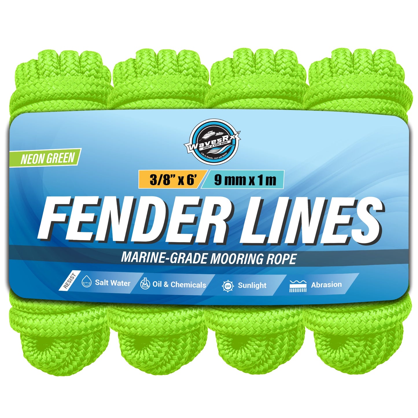 3/8” X 6’ FENDER LINES