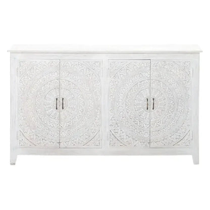 Feyloren Four Doors White Credenza