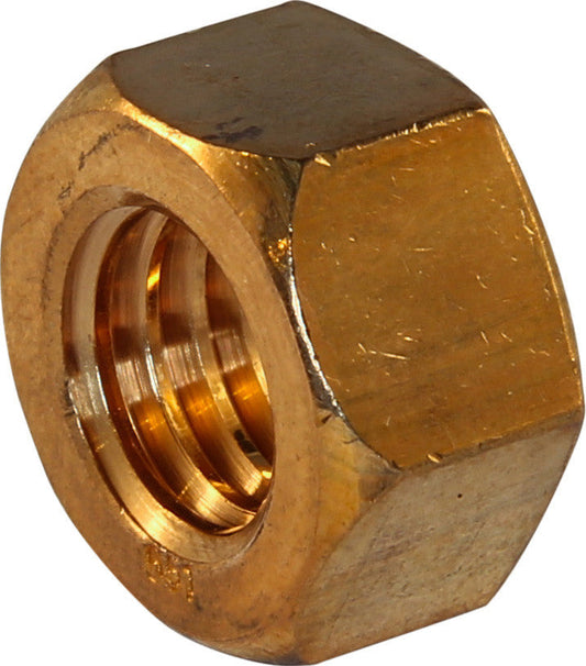 7/16-14 Finished Hex Nut Silicon Bronze