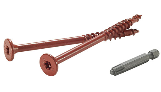 FastenMaster FlatLok 2 7/8" Structural Wood Screw 50 pc box