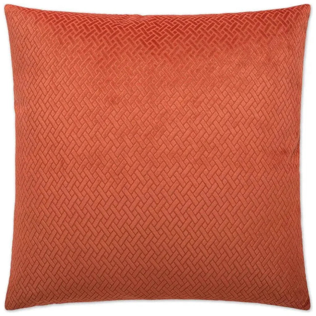 Flex Paprika Throw Pillow With Insert
