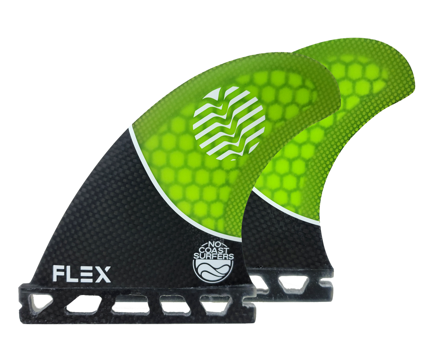 No Coast Surfers - FLEX - Dual Honeycomb Twin Surf Fin