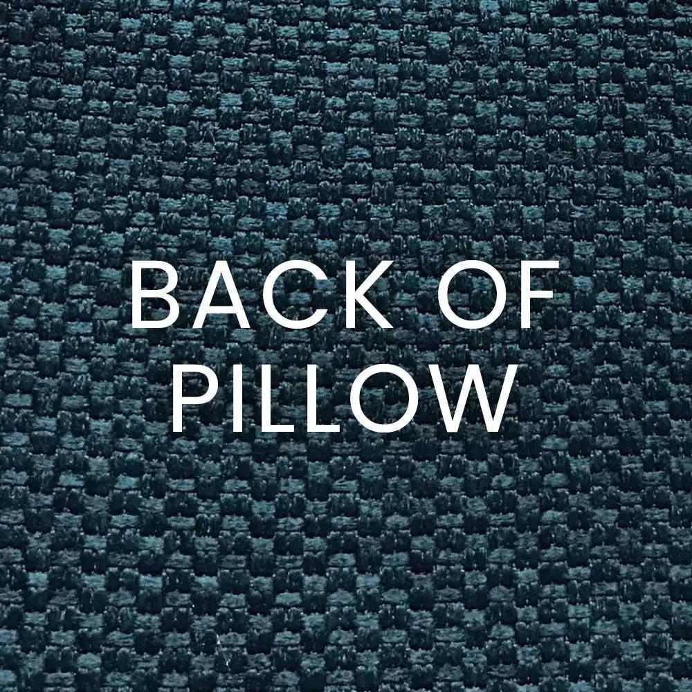 Flower Pops Peacock Blue Throw Pillow Insert