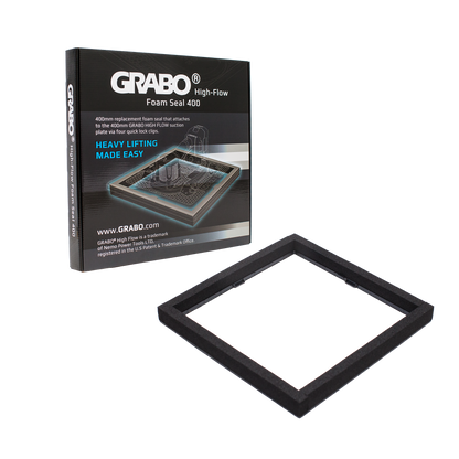 GRABO HighFlow Foam Seal 400, 16x16in Pad, Holds 242 lb
