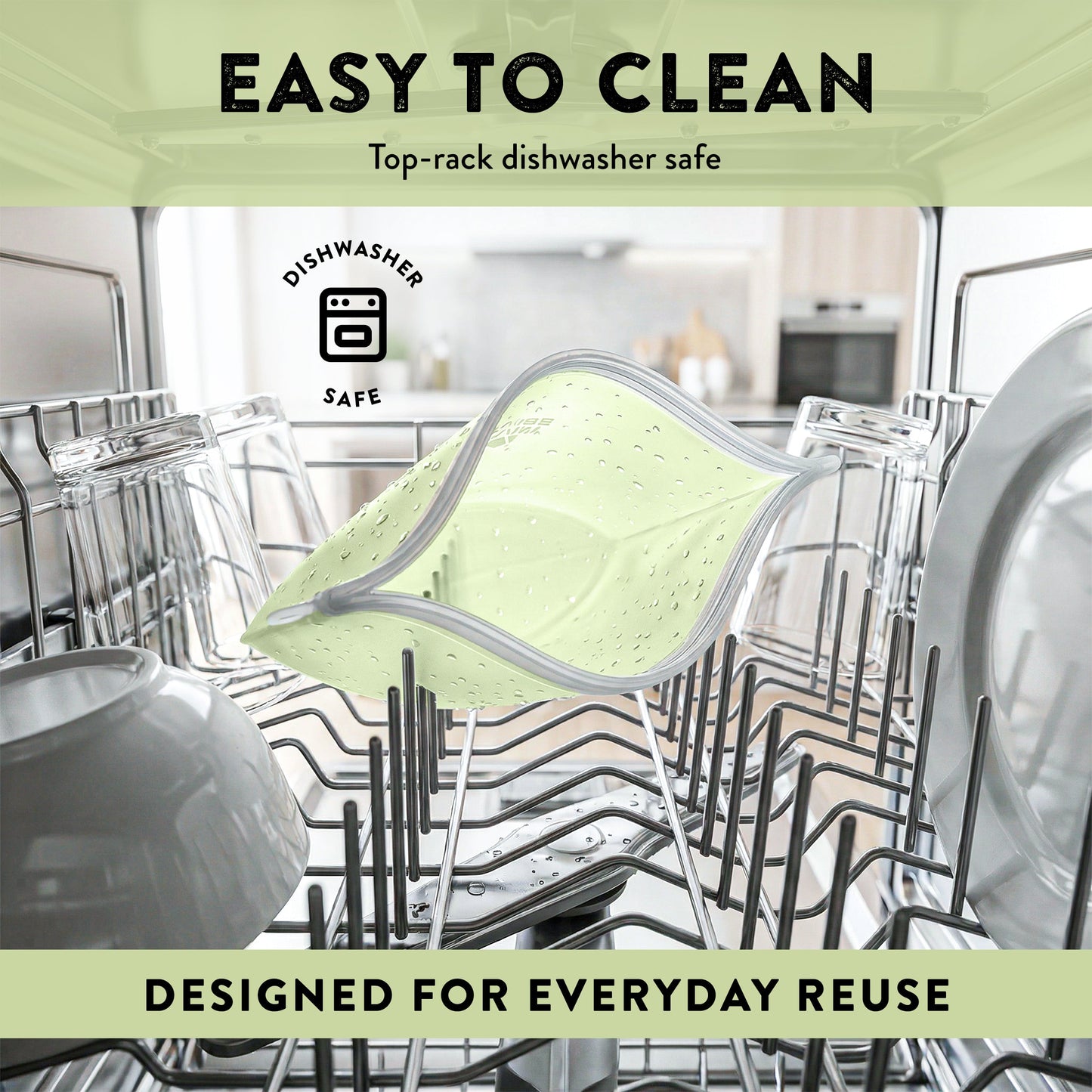 Reusable Silicone Food Storage Bags – Set of 4