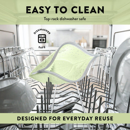 Reusable Silicone Food Storage Bags – Set of 4