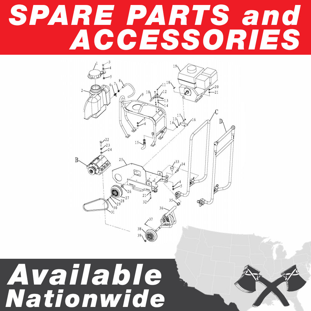 Wood Scraper Attachment for Tomahawk Jack Hammer – Heavy-Duty Surface Removal Tool