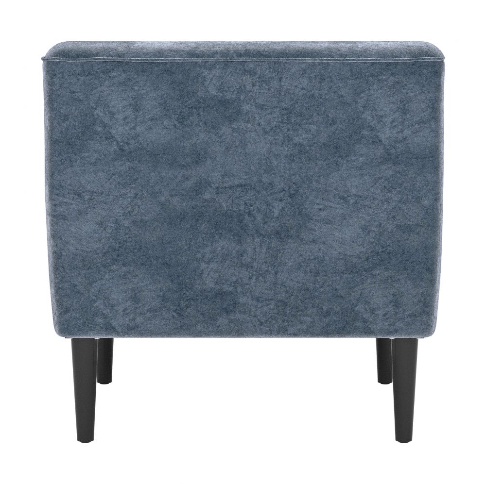 Frankfurt Blue Velvet Club Chair