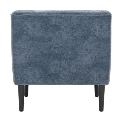 Frankfurt Blue Velvet Club Chair