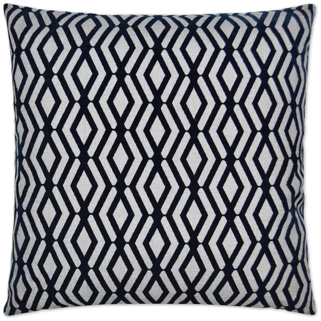 Fulcrum Navy Blue Throw Pillow With Insert