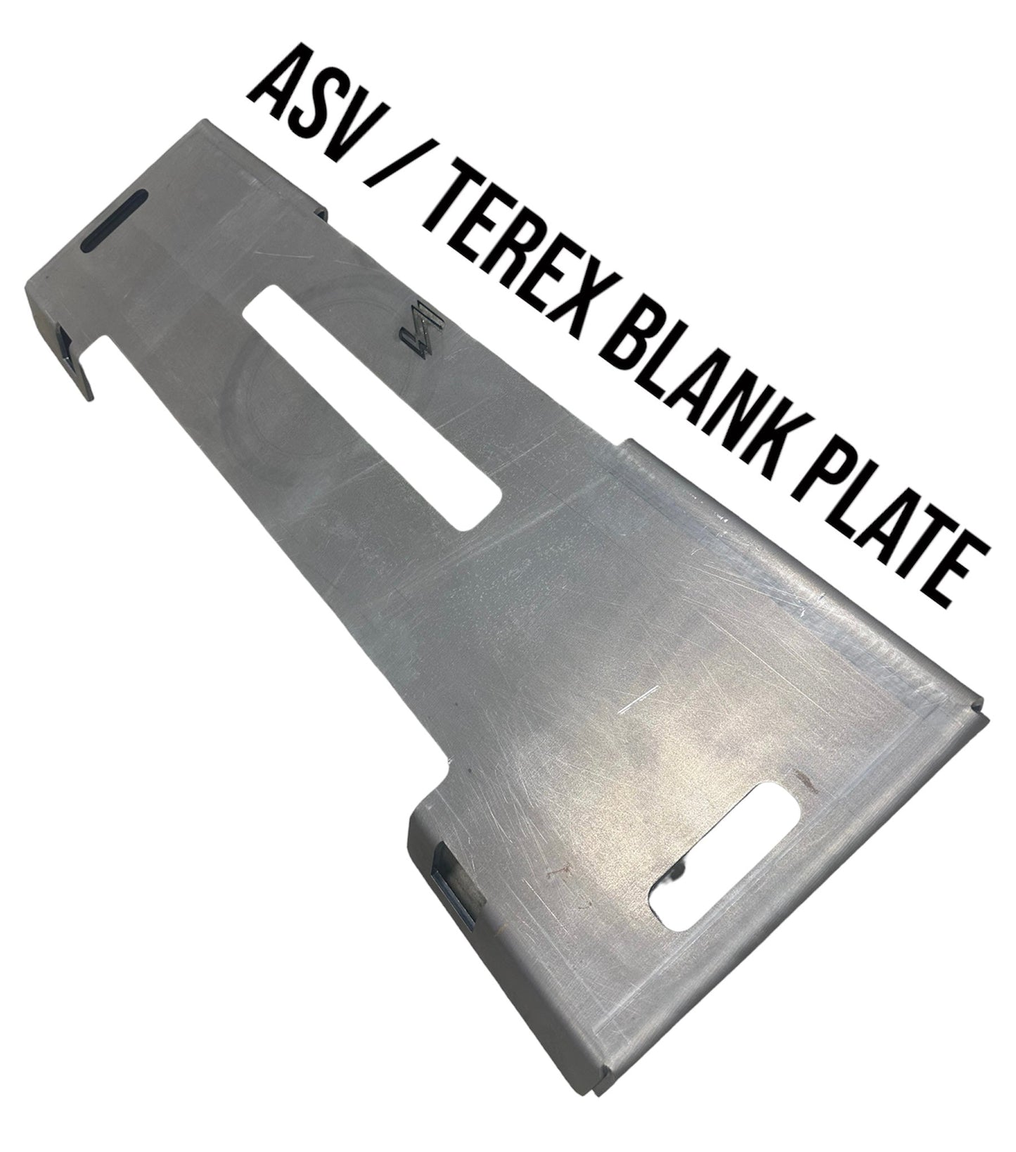 ASV / Terex Blank Mount Plate (Raw)