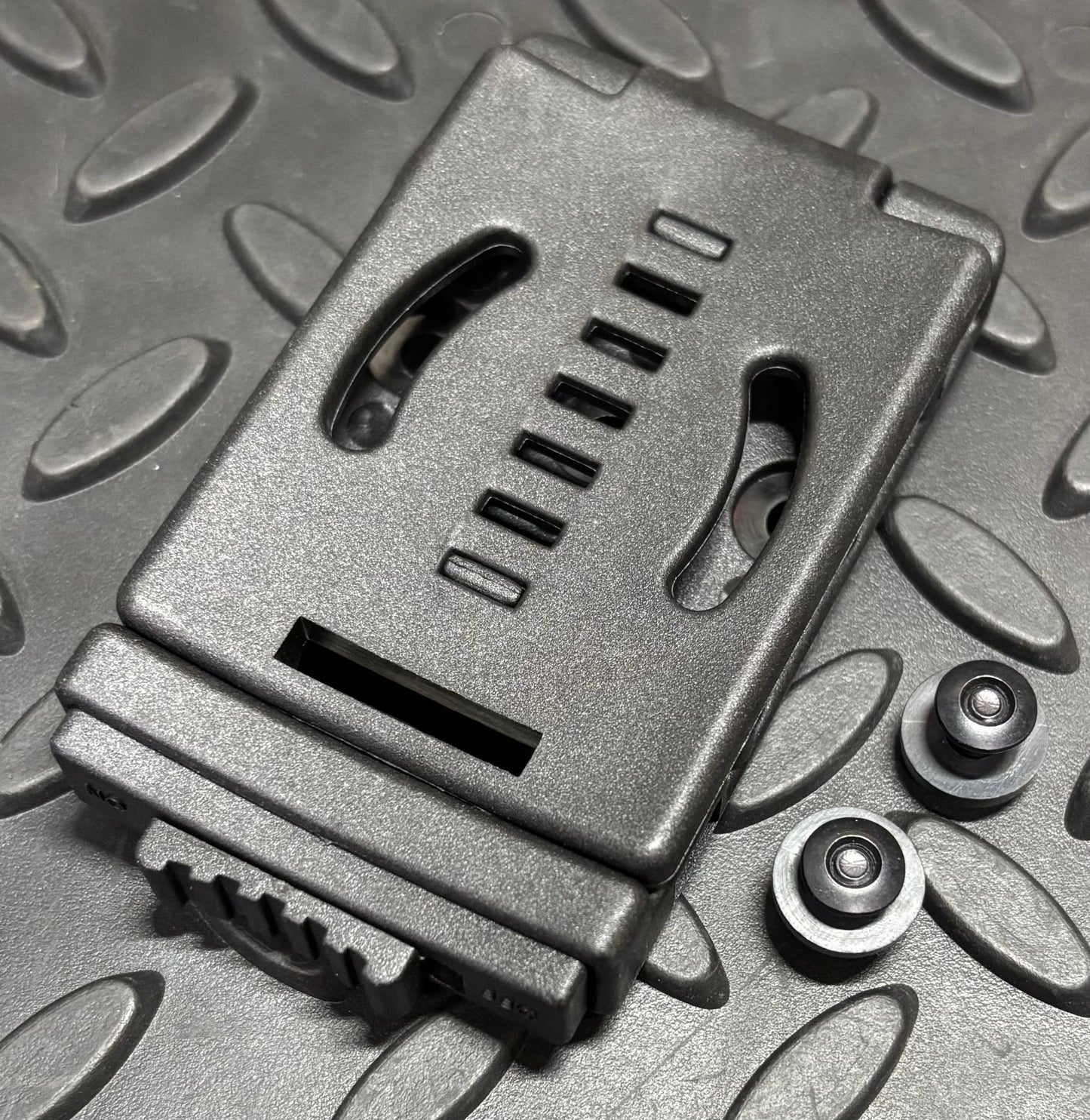 Universal fold over belt attachment for kydex sheath (Includes hardware)