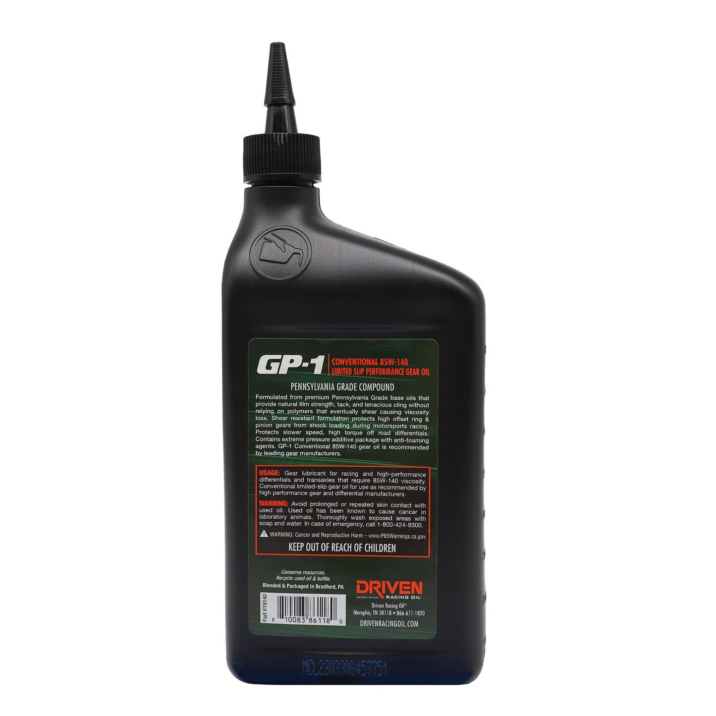 GP-1 85W-140 Gear Oil | Quart
