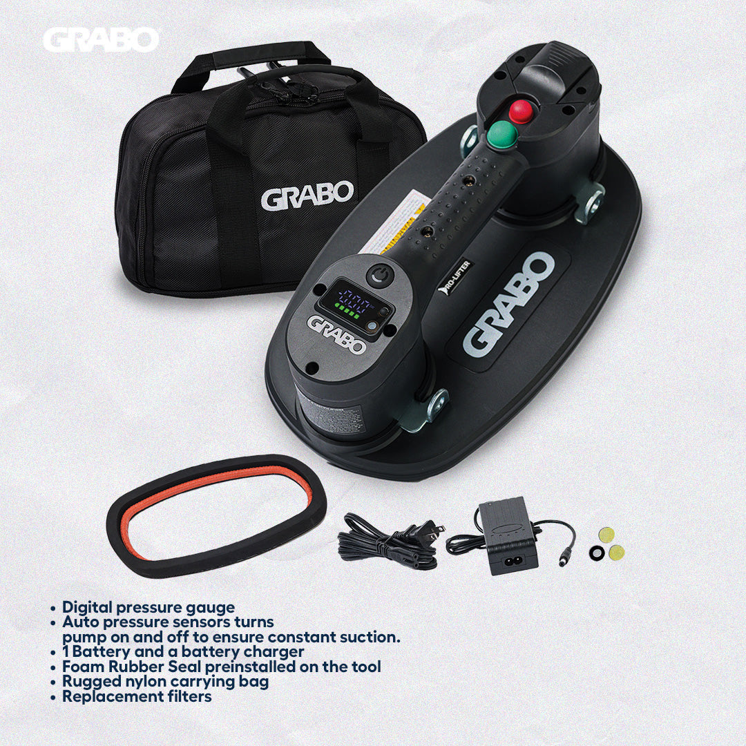 GRABO Pro Lifter 20 Cordless Vacuum Suction Gripster up to 375 lb