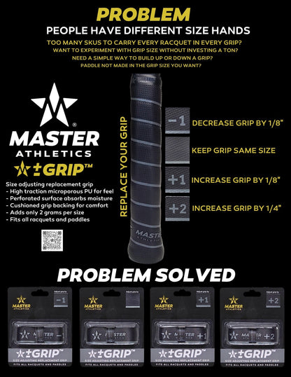 Master Athletics +/-Grip™ Size Adjusting Replacement Grip