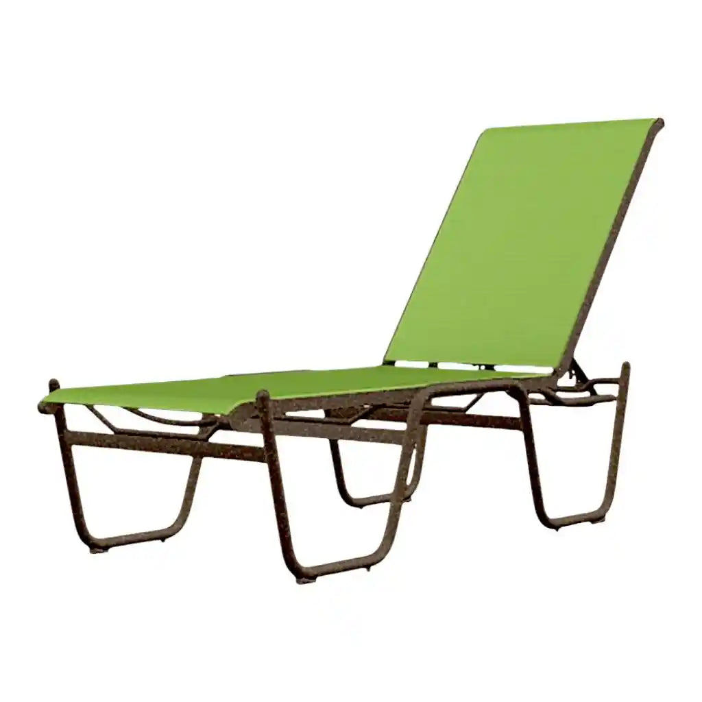 Gardenella Sling Four Position Stacking Armless Chaise