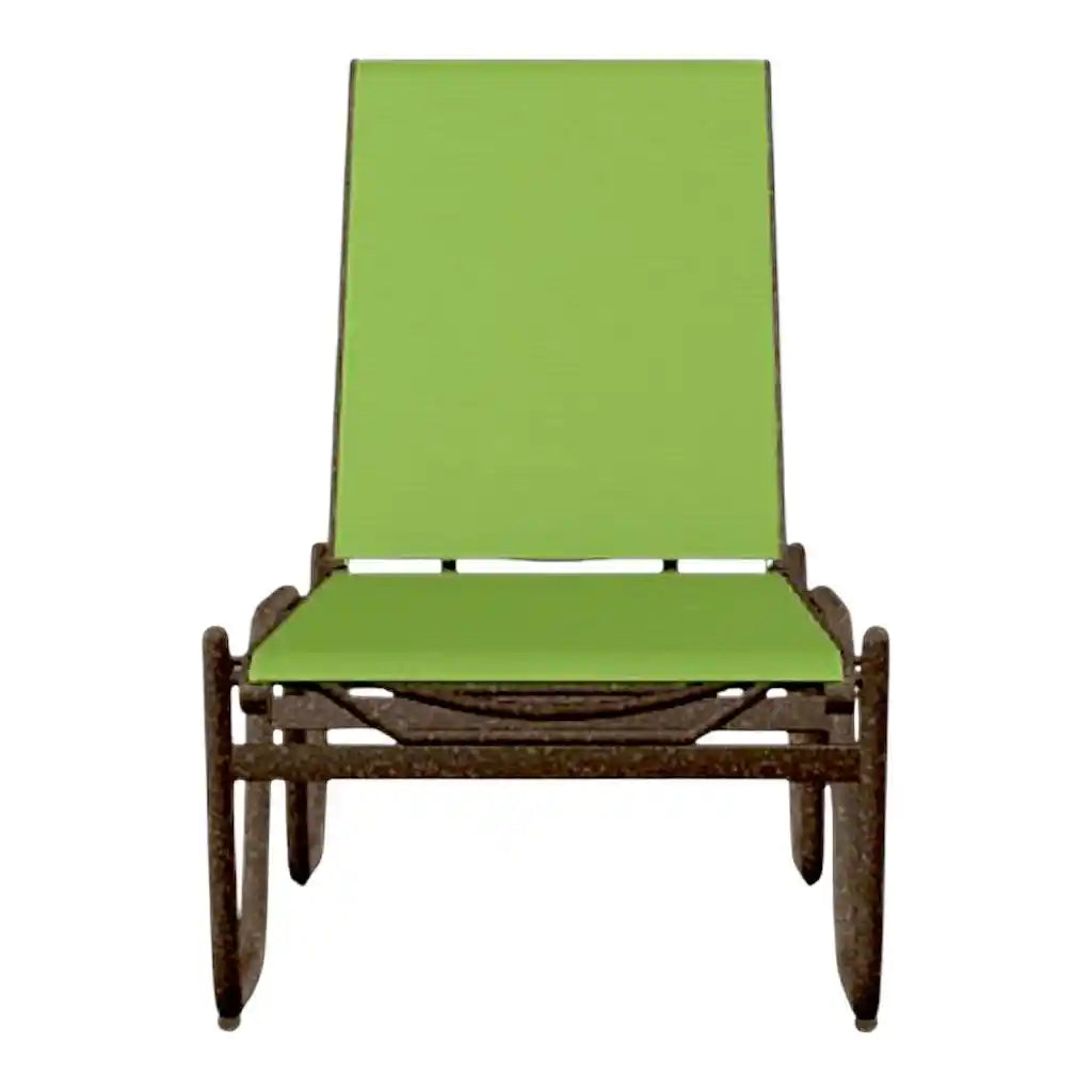 Gardenella Sling Four Position Stacking Armless Chaise