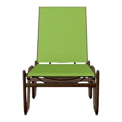 Gardenella Sling Four Position Stacking Armless Chaise