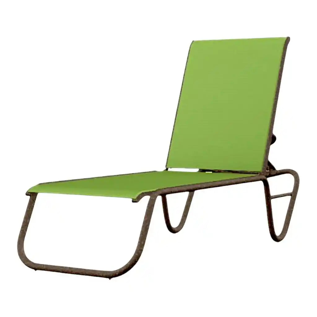 Gardenella Sling Stacking Armless Chaise